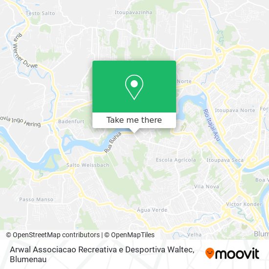 Arwal Associacao Recreativa e Desportiva Waltec map