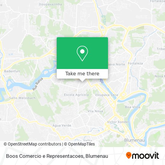 Boos Comercio e Representacoes map