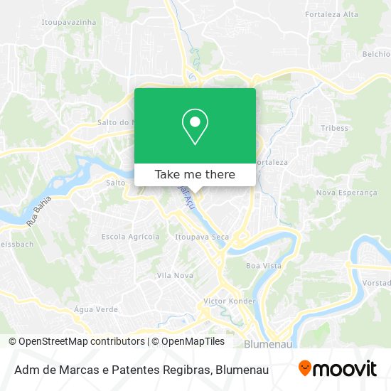 Adm de Marcas e Patentes Regibras map
