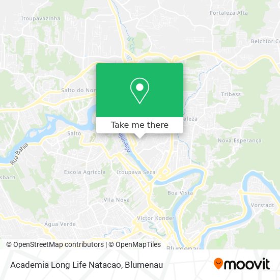 Academia Long Life Natacao map