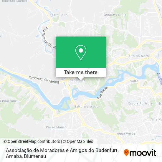 Associação de Moradores e Amigos do Badenfurt. Amaba map