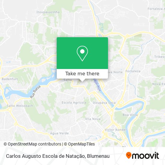 Carlos Augusto Escola de Natação map