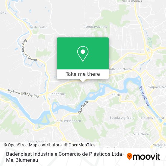 Badenplast Indústria e Comércio de Plásticos Ltda - Me map