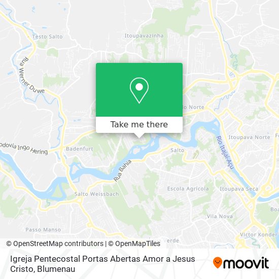 Igreja Pentecostal Portas Abertas Amor a Jesus Cristo map