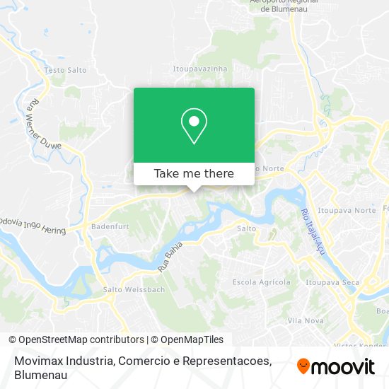 Movimax Industria, Comercio e Representacoes map