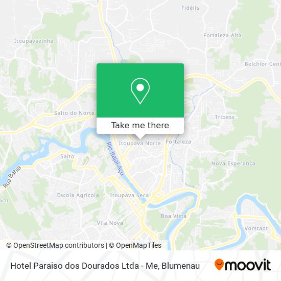 Hotel Paraiso dos Dourados Ltda - Me map