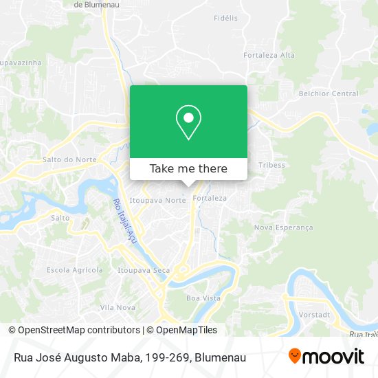 Rua José Augusto Maba, 199-269 map