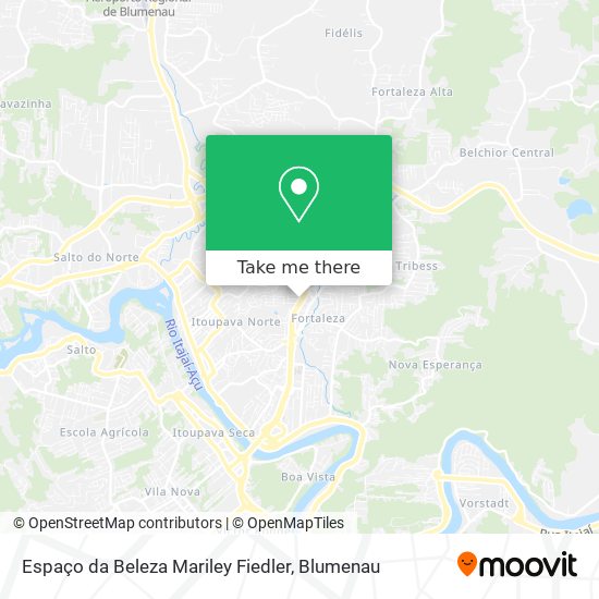 Espaço da Beleza Mariley Fiedler map