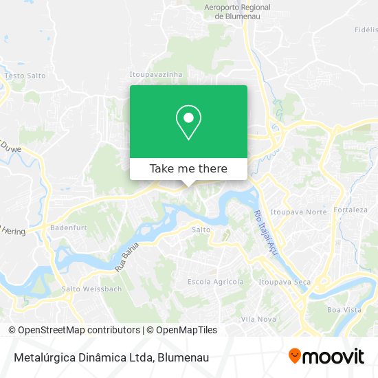Metalúrgica Dinâmica Ltda map
