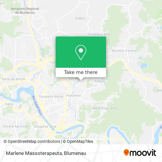 Mapa Marlene Massoterapeuta