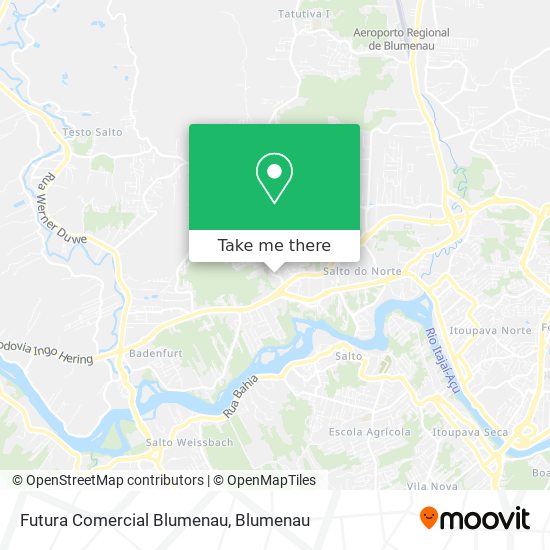 Futura Comercial Blumenau map