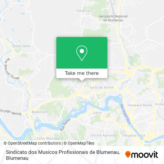 Sindicato dos Musicos Profissionais de Blumenau map
