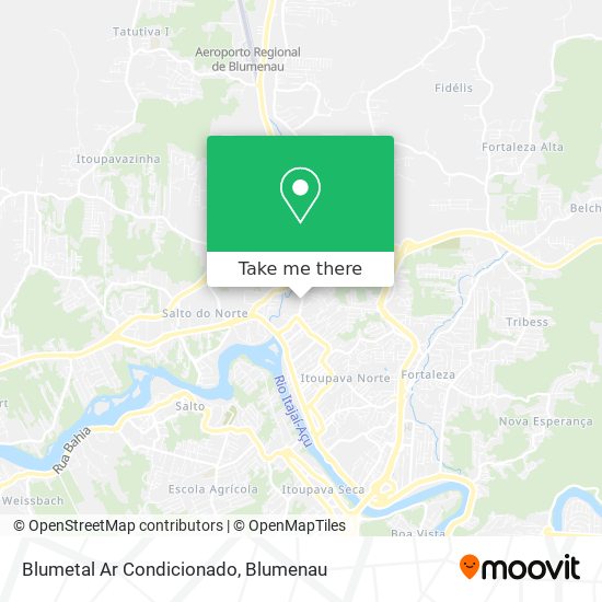 Mapa Blumetal Ar Condicionado