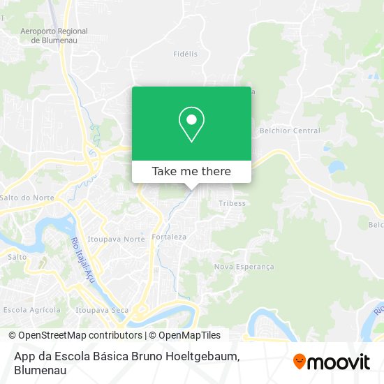 App da Escola Básica Bruno Hoeltgebaum map