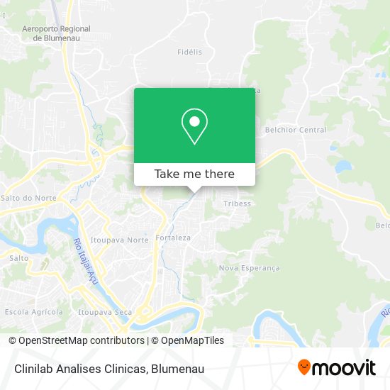 Clinilab Analises Clinicas map