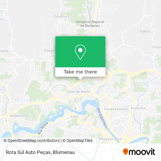 Rota Sul Auto Peças map