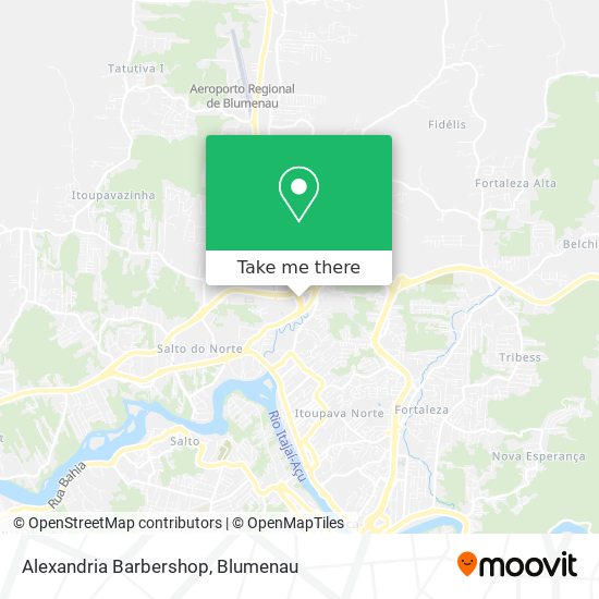Alexandria Barbershop map