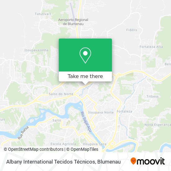 Mapa Albany International Tecidos Técnicos
