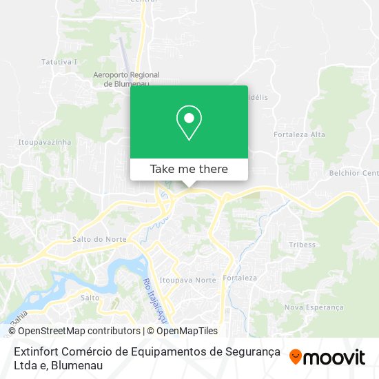 Extinfort Comércio de Equipamentos de Segurança Ltda e map
