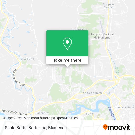 Santa Barba Barbearia map