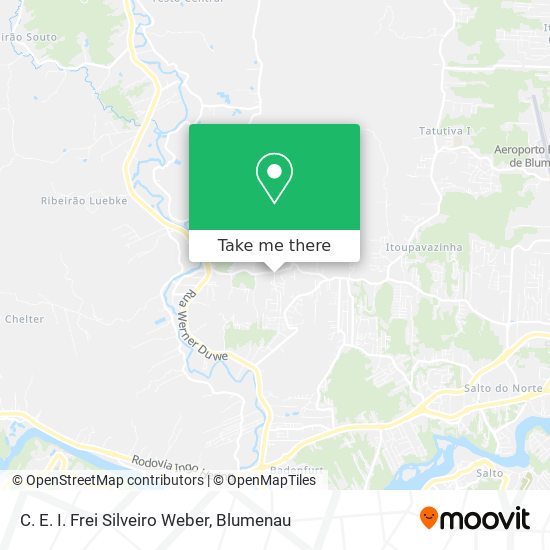 C. E. I. Frei Silveiro Weber map
