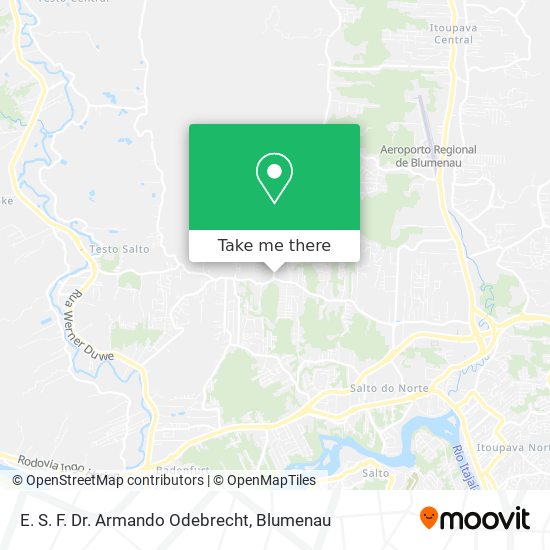 E. S. F. Dr. Armando Odebrecht map