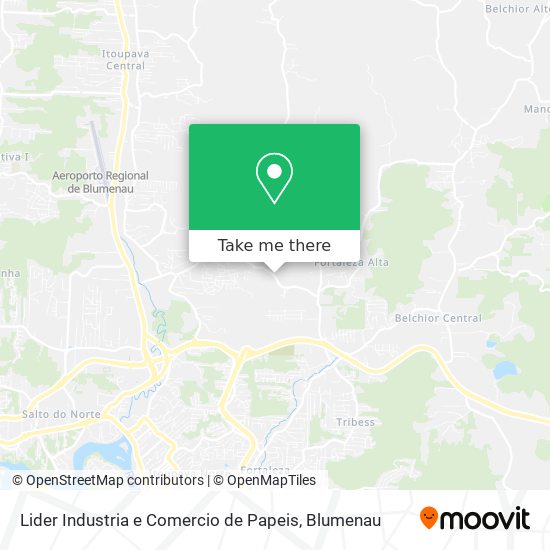 Lider Industria e Comercio de Papeis map