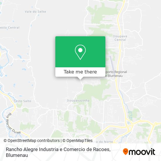 Rancho Alegre Industria e Comercio de Racoes map