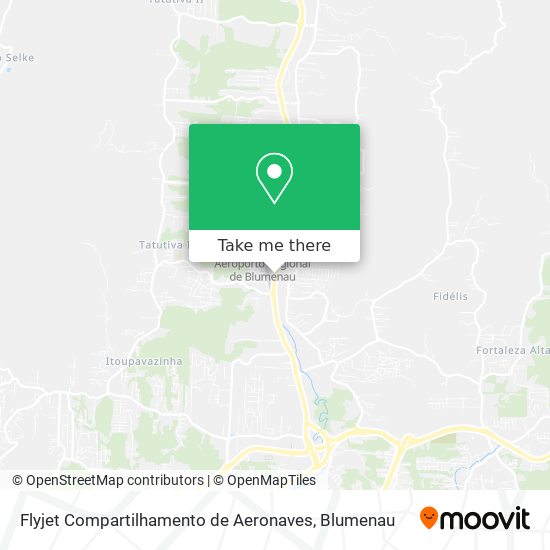 Flyjet Compartilhamento de Aeronaves map
