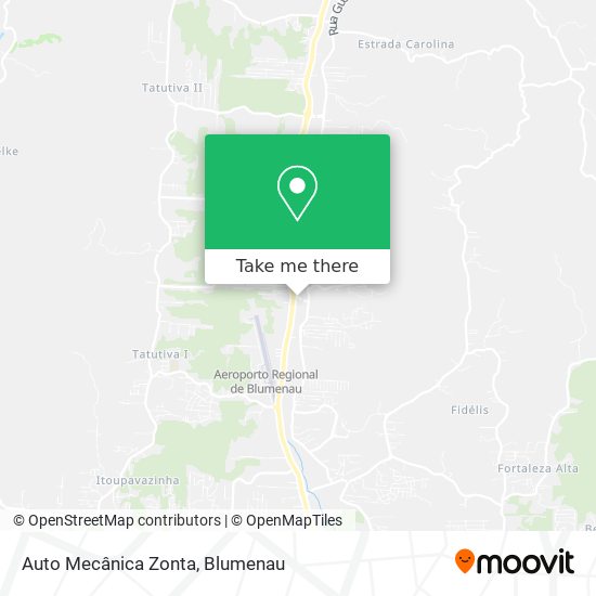 Auto Mecânica Zonta map