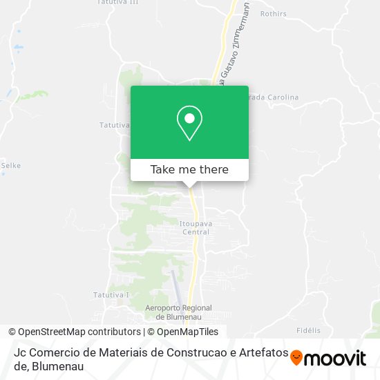 Jc Comercio de Materiais de Construcao e Artefatos de map