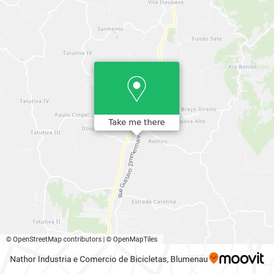 Nathor Industria e Comercio de Bicicletas map