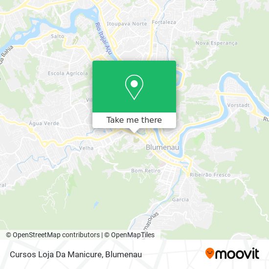 Cursos Loja Da Manicure map