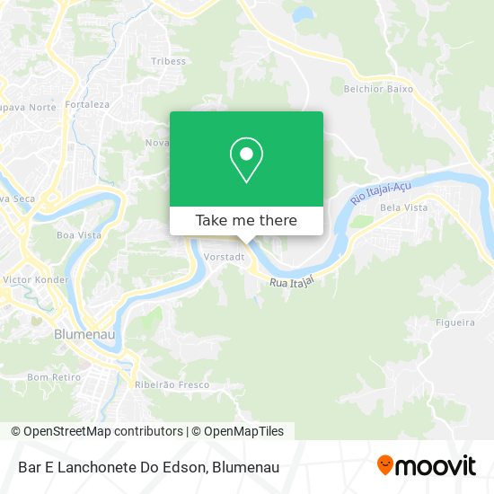 Bar E Lanchonete Do Edson map