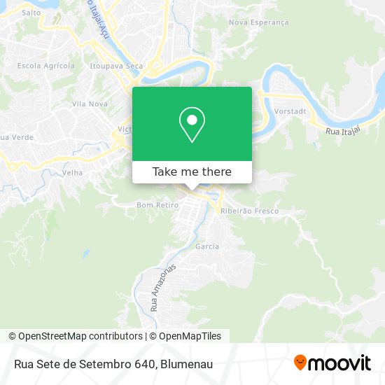 Rua Sete de Setembro 640 map