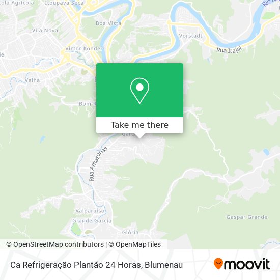 Ca Refrigeração Plantão 24 Horas map