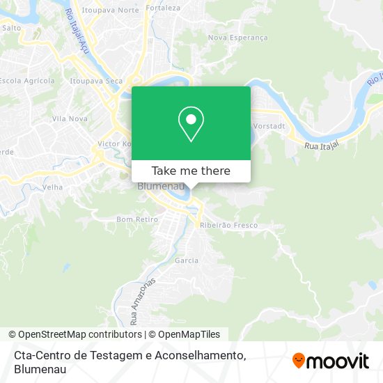 Mapa Cta-Centro de Testagem e Aconselhamento