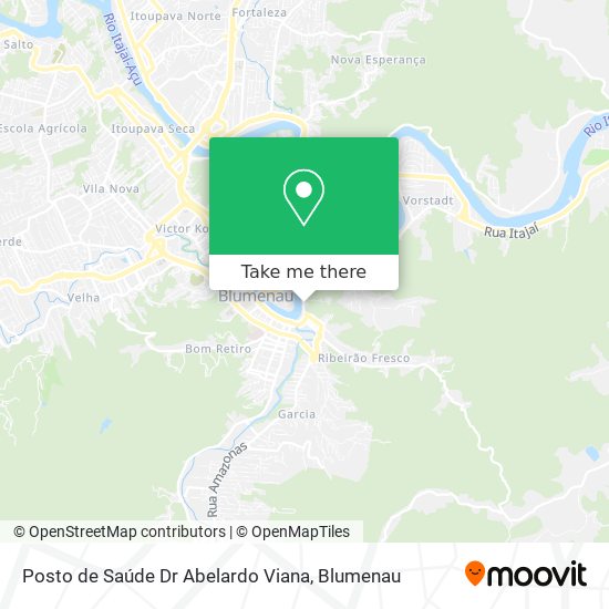 Mapa Posto de Saúde Dr Abelardo Viana
