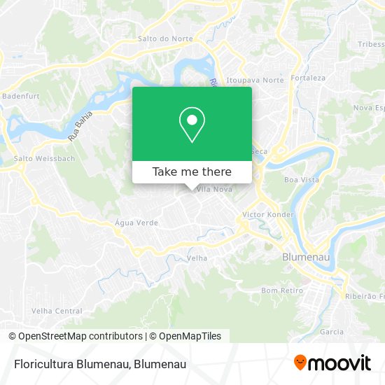 Floricultura Blumenau map