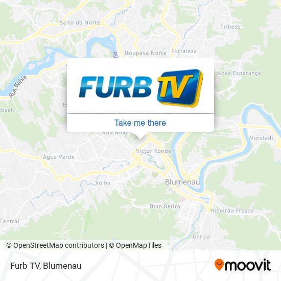 Mapa Furb TV