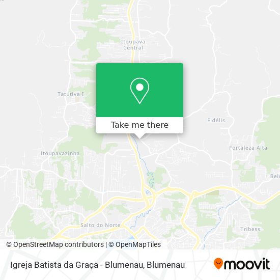 Igreja Batista da Graça - Blumenau map