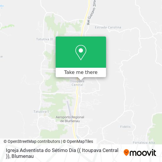 Igreja Adventista do Sétimo Dia (( Itoupava Central )) map