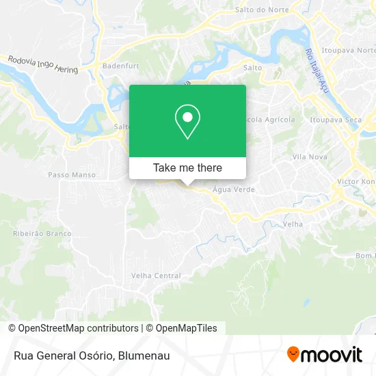 Rua General Osório map