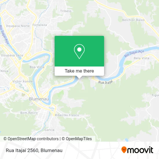 Rua Itajaí 2560 map