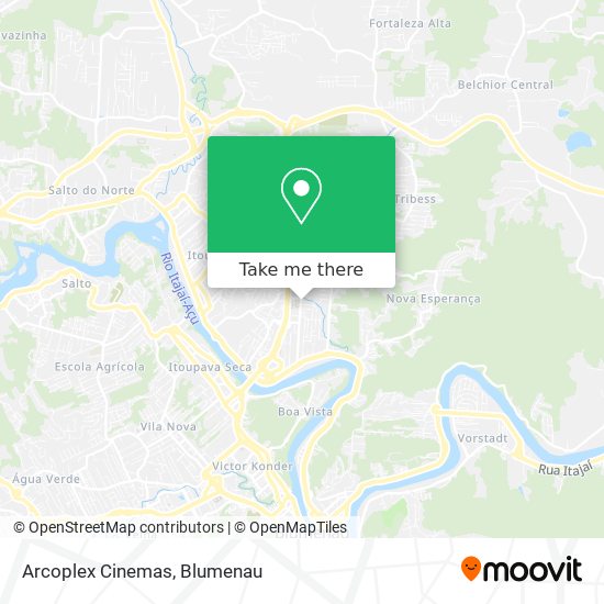 Mapa Arcoplex Cinemas