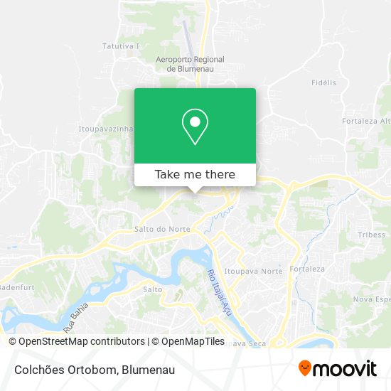 Colchões Ortobom map