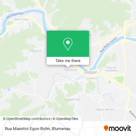 Rua Maestro Egon Bohn map