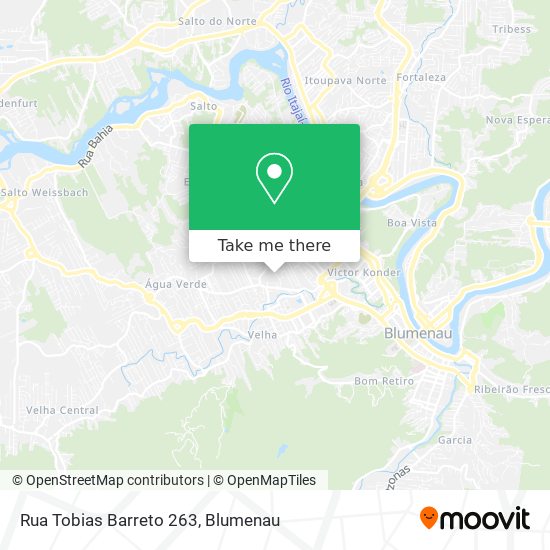 Mapa Rua Tobias Barreto 263