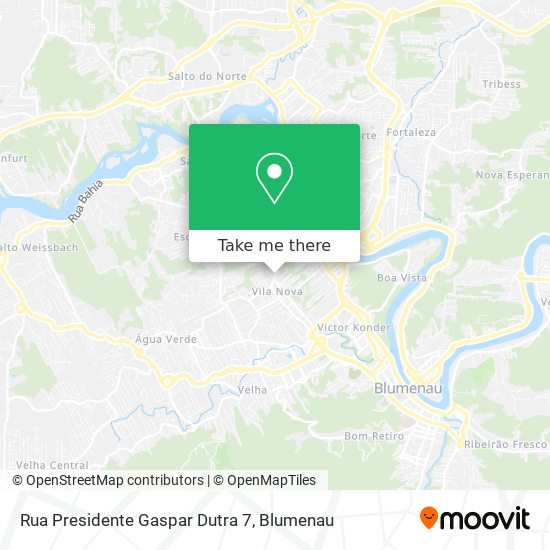 Mapa Rua Presidente Gaspar Dutra 7