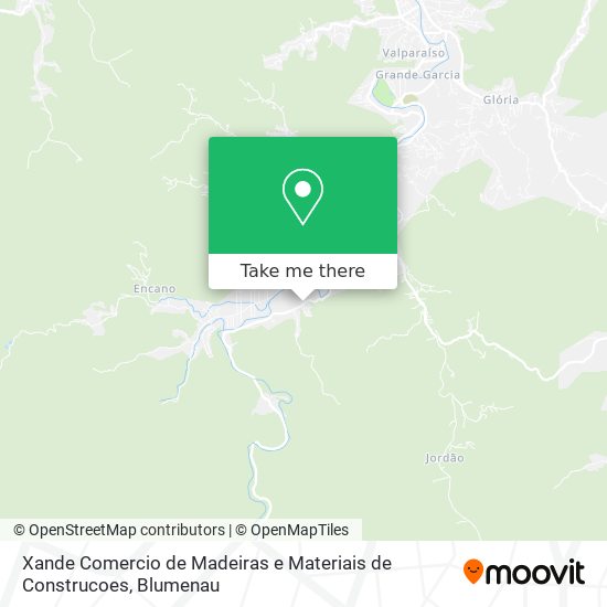 Mapa Xande Comercio de Madeiras e Materiais de Construcoes
